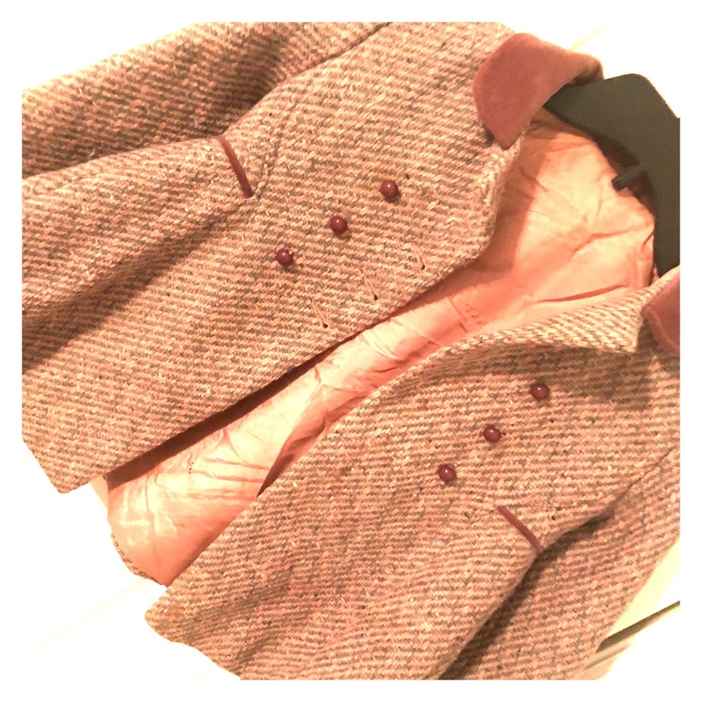 Toddler girl vintage FW Fischer peacoat, gorgeous!